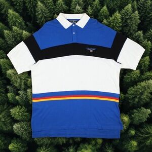 VINTAGE 90S POLO SPORT RALPH LAUREN STRIPED POLO